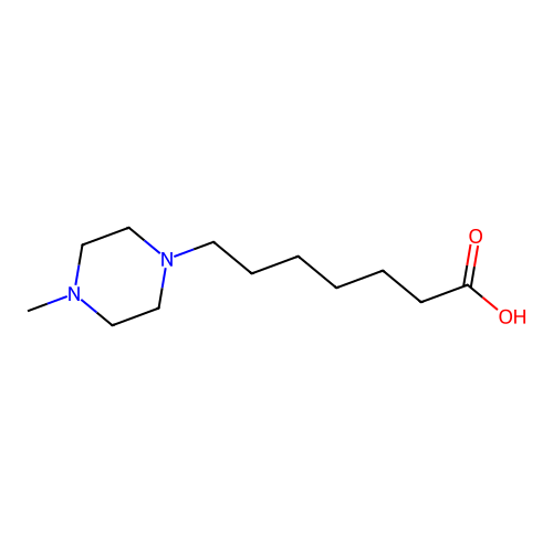 7-(4-Methylpiperazin-1-yl)heptanoic acid structure
