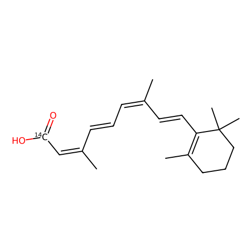 all-trans-(Carboxyl-14C)retinoic acid structure