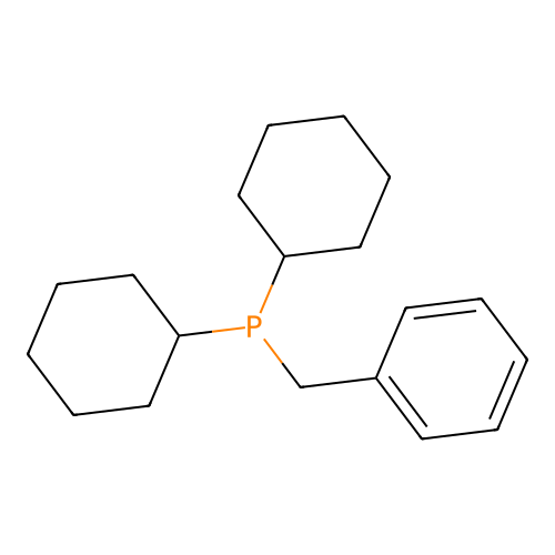 Dicyclohexylbenzylphosphine structure