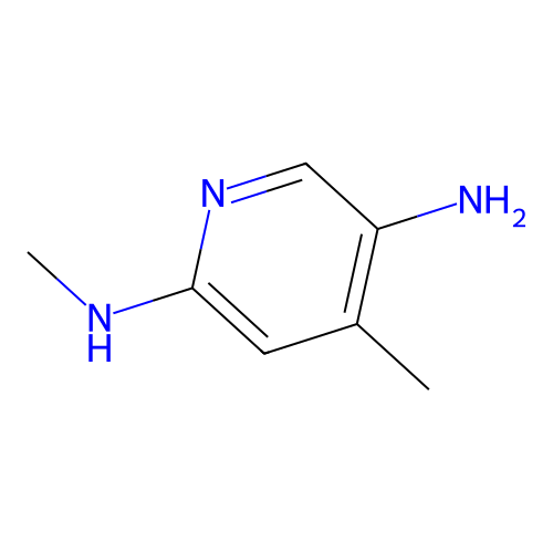 N2,4-Dimethylpyridine-2,5-diamine structure