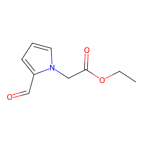 ethyl (2-formyl-1H-pyrrol-1-yl)acetate structure
