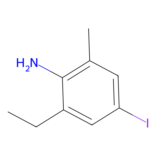 2-Ethyl-4-iodo-6-methylaniline structure