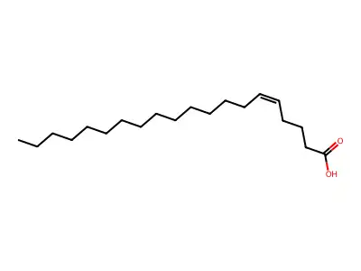 cis-5-Eicosenoic acid structure