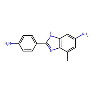 2-(4-Amino-phenyl)-7-methyl-1H-benzoimidazol-5-ylamine structure