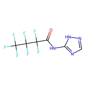2,2,3,3,4,4,4-Heptafluoro-N-(1H-1,2,4-triazol-5-yl)butanamide structure