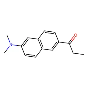 N,N-二甲基-6-丙酰-2-萘胺 structure