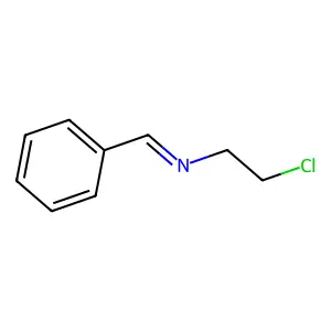 Ethanamine, 2-chloro-N-(phenylmethylene)- structure