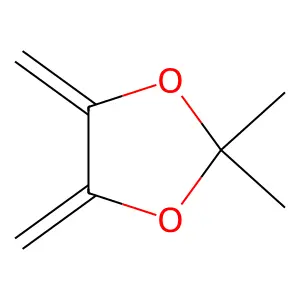 1,3-Dioxolane, 2,2-dimethyl-4,5-bis(methylene)- structure