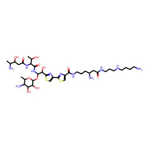 Tallysomycin fragment WA structure