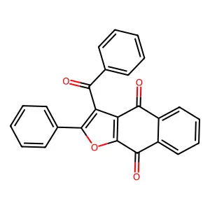 3-Benzoyl-2-phenylnaphtho[2,3-b]furan-4,9-dione structure