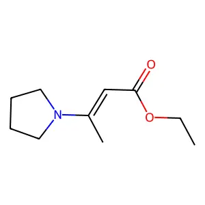Ethyl 3-(1-pyrrolidinyl)-2-butenoate structure