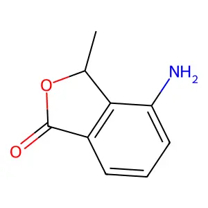 4-Amino-3-methyl-1,3-dihydro-2-benzofuran-1-one structure