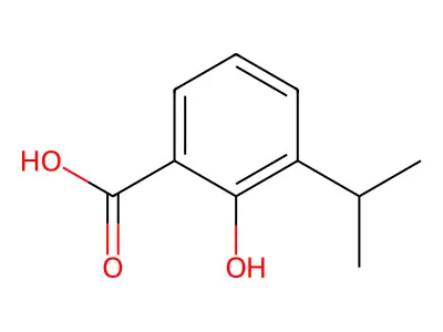 3-Isopropylsalicylic acid structure