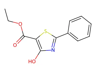 Ethyl 4-hydroxy-2-phenyl-1,3-thiazole-5-carboxylate structure