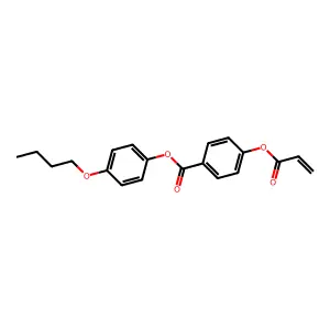 4-Butoxyphenyl 4-(acryloyloxy)benzoate structure