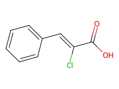 氯肉桂酸 structure