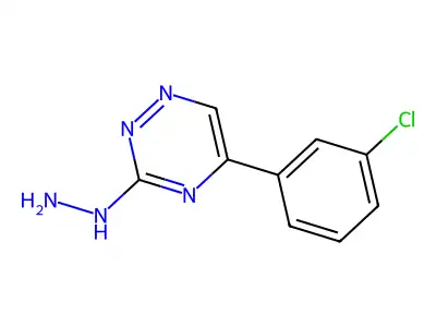 as-Triazine, 5-(3-chlorophenyl)-3-hydrazino- structure