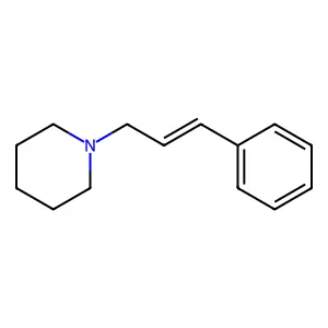 Piperidine, 1-(3-phenyl-2-propenyl)- structure