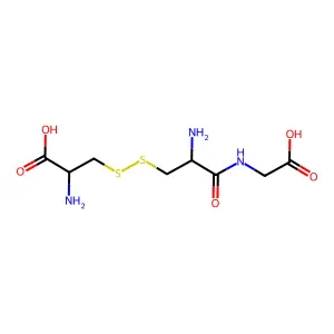 甘氨酰-L-半胱氨酸与L-半胱氨酸二硫键 structure