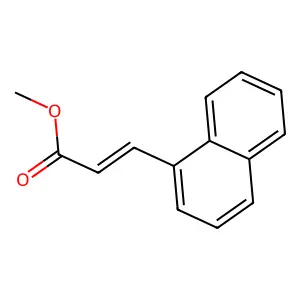 Methyl 3-(naphthalen-1-yl)prop-2-enoate structure
