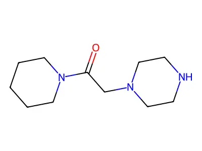 1-(2-Oxo-2-piperidin-1-ylethyl)piperazine structure