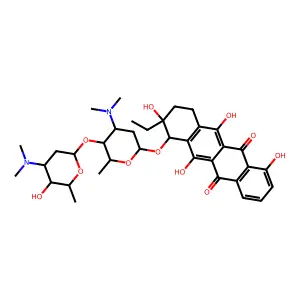 Roseorubicin B structure