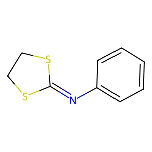 N-phenyl-1,3-dithiolan-2-imine structure