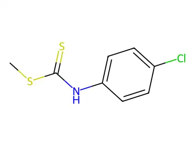 Methyl N-(4-chlorophenyl)carbamodithioate structure