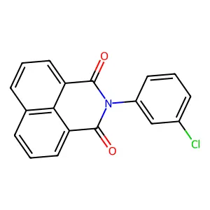 2-(3-chlorophenyl)-1H-benzo[de]isoquinoline-1,3(2H)-dione structure