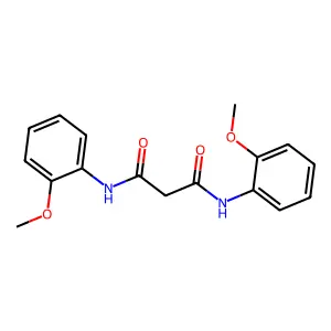 N~1~,N~3~-Bis(2-methoxyphenyl)propanediamide structure