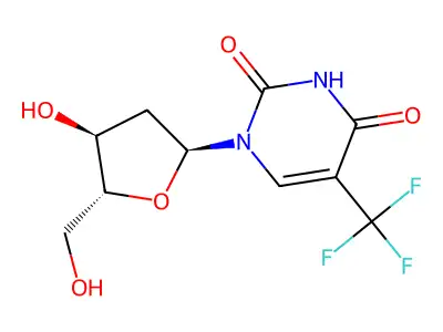 Trifluridine structure
