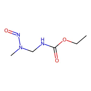 Carbamic acid, ((methylnitrosamino)methyl)-, ethyl ester structure