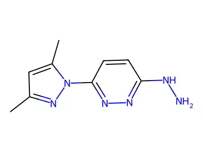 3-(3,5-Dimethyl-1H-pyrazol-1-YL)-6-hydrazinopyridazine structure