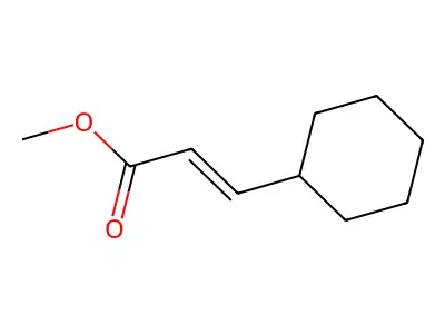 Cyclohexaneacrylic acid methylester structure