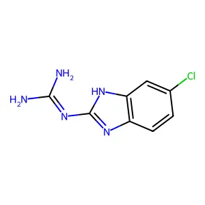 5-Chloro-2-guanidinobenzimidazole structure