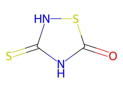 1,2,4-Thiadiazolidin-5-one, 3-thioxo- structure