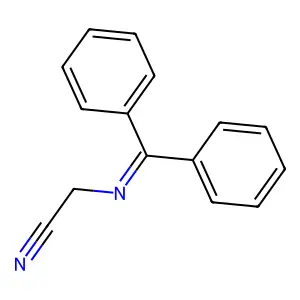[(Diphenylmethylene)amino]acetonitrile structure