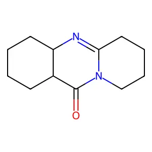 1,2,3,4,4a,6,7,8,9,11a-Decahydro-11h-pyrido[2,1-b]quinazolin-11-one structure