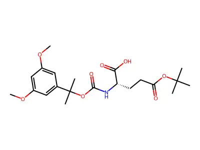 5-(1,1-Dimethylethyl) hydrogen N-[[1-(3,5-dimethoxyphenyl)-1-methylethoxy]carbonyl]-L-glutamate structure