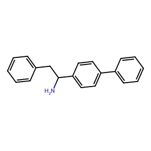 (1,1'-Biphenyl)-4-methanamine, alpha-(phenylmethyl)- structure