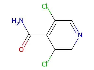 3,5-Dichloroisonicotinamide structure