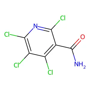 2,4,5,6-Tetrachloronicotinamide structure