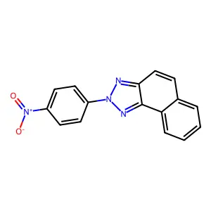 2-(4-Nitrophenyl)benzo[e]benzotriazole structure