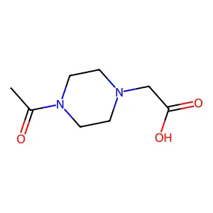 2-(4-acetylpiperazin-1-yl)acetic Acid structure