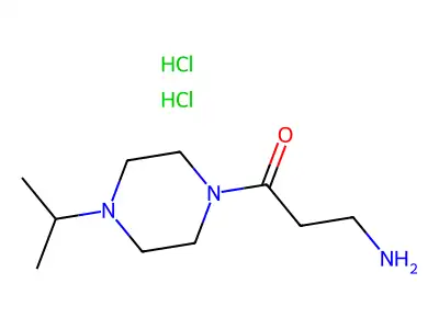 3-Amino-1-(4-isopropyl-piperazin-1-yl)-propan-1-one dihydrochloride structure