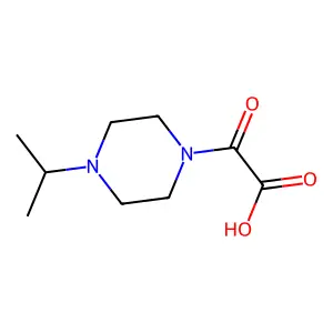 2-oxo-2-(4-propan-2-ylpiperazin-1-yl)acetic Acid structure