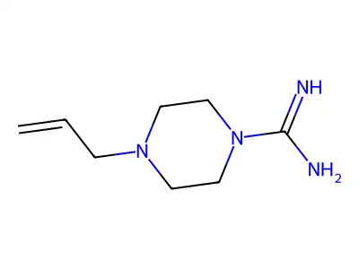 4-(Prop-2-en-1-yl)piperazine-1-carboximidamide structure