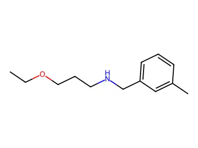 (3-Ethoxypropyl)[(3-methylphenyl)methyl]amine structure