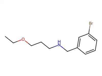 [(3-Bromophenyl)methyl](3-ethoxypropyl)amine structure