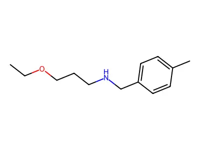 (3-Ethoxypropyl)[(4-methylphenyl)methyl]amine structure
